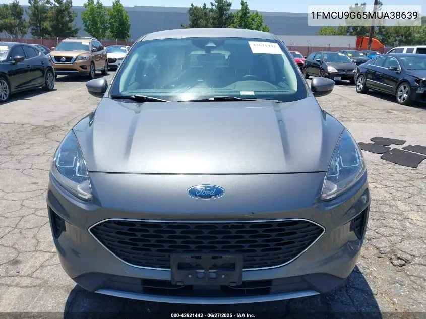 2021 Ford Escape Se VIN: 1FMCU9G65MUA38639 Lot: 42621442