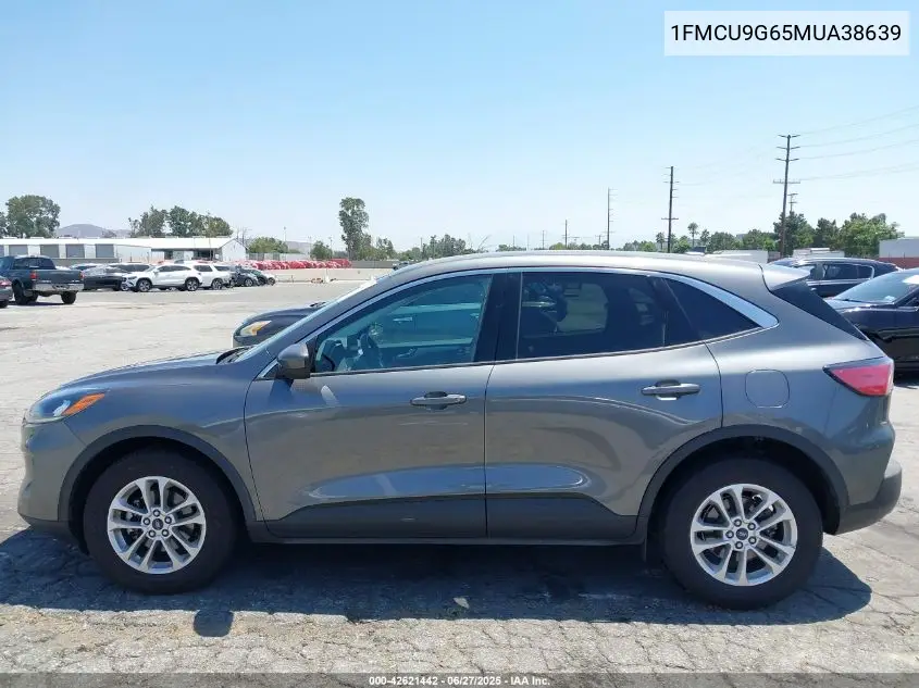 2021 Ford Escape Se VIN: 1FMCU9G65MUA38639 Lot: 42621442