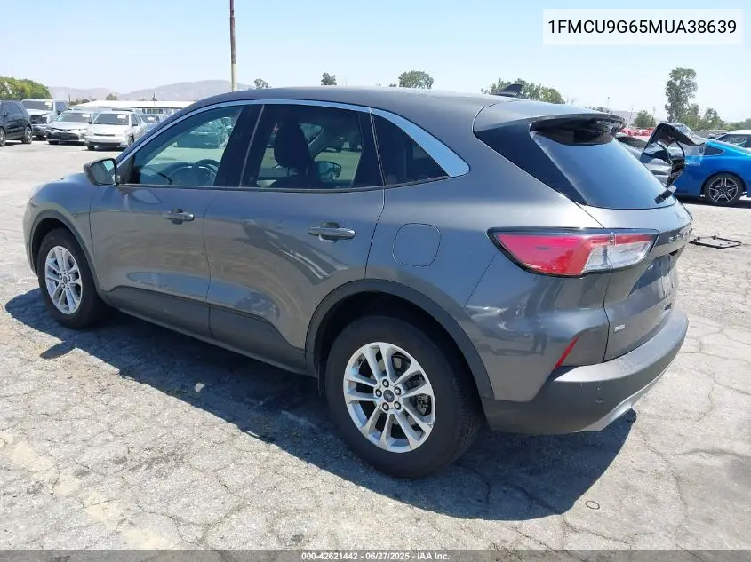2021 Ford Escape Se VIN: 1FMCU9G65MUA38639 Lot: 42621442