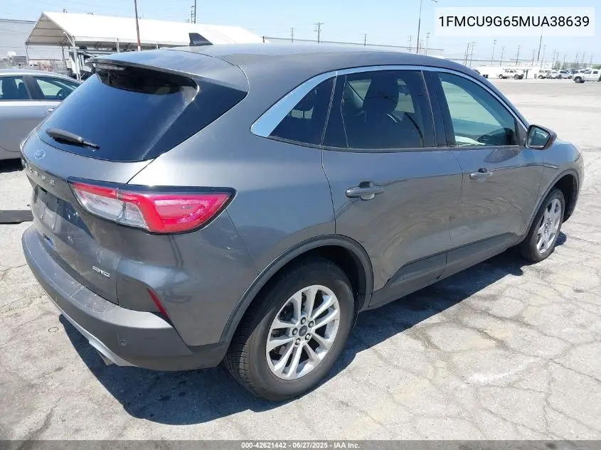 2021 Ford Escape Se VIN: 1FMCU9G65MUA38639 Lot: 42621442