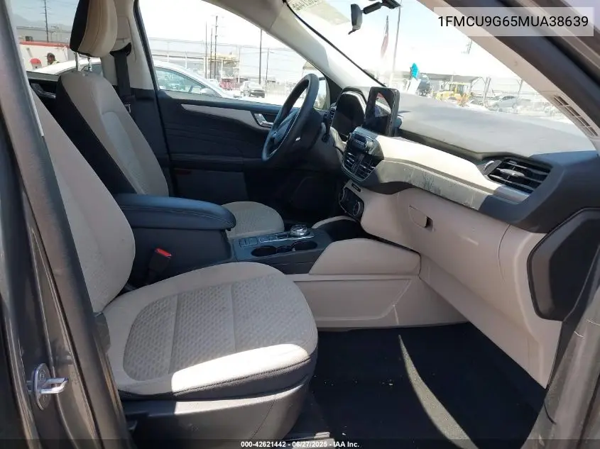 2021 Ford Escape Se VIN: 1FMCU9G65MUA38639 Lot: 42621442