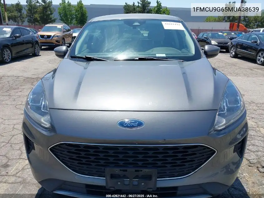 2021 Ford Escape Se VIN: 1FMCU9G65MUA38639 Lot: 42621442