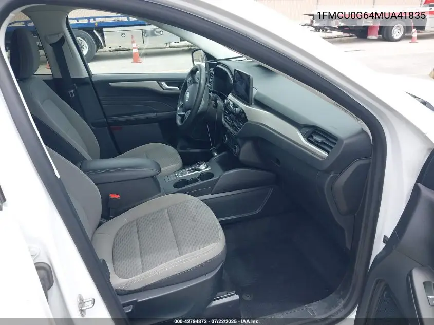 2021 Ford Escape Se VIN: 1FMCU0G64MUA41835 Lot: 42794872