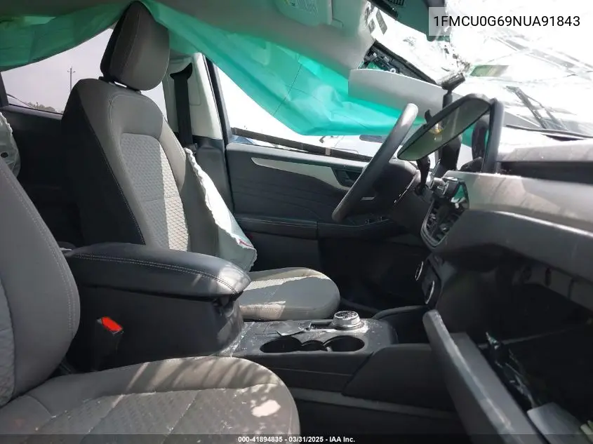 2022 Ford Escape Se VIN: 1FMCU0G69NUA91843 Lot: 41894835