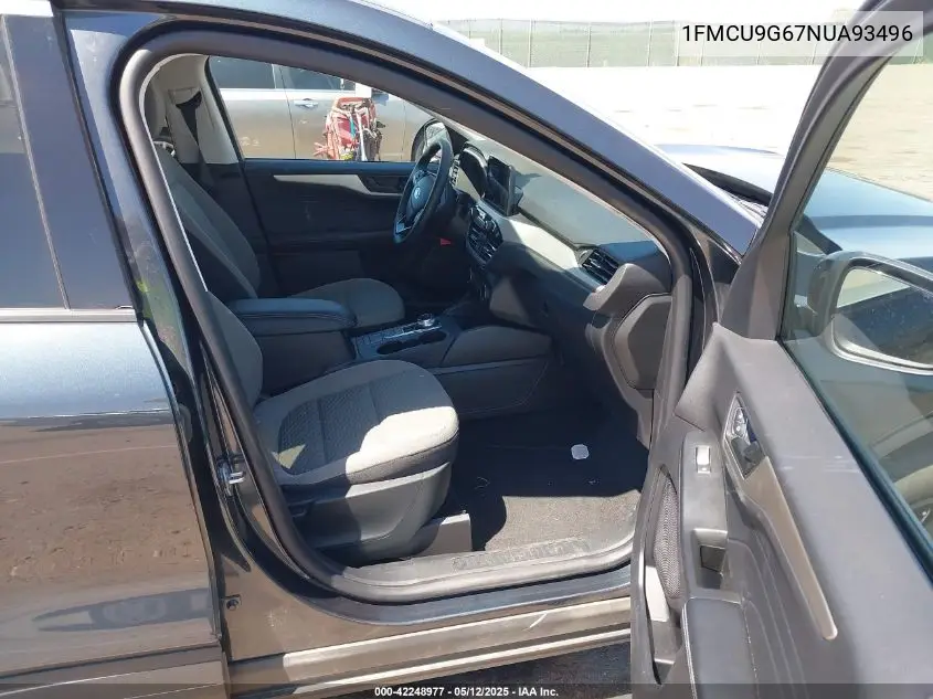 2022 Ford Escape Se VIN: 1FMCU9G67NUA93496 Lot: 42248977
