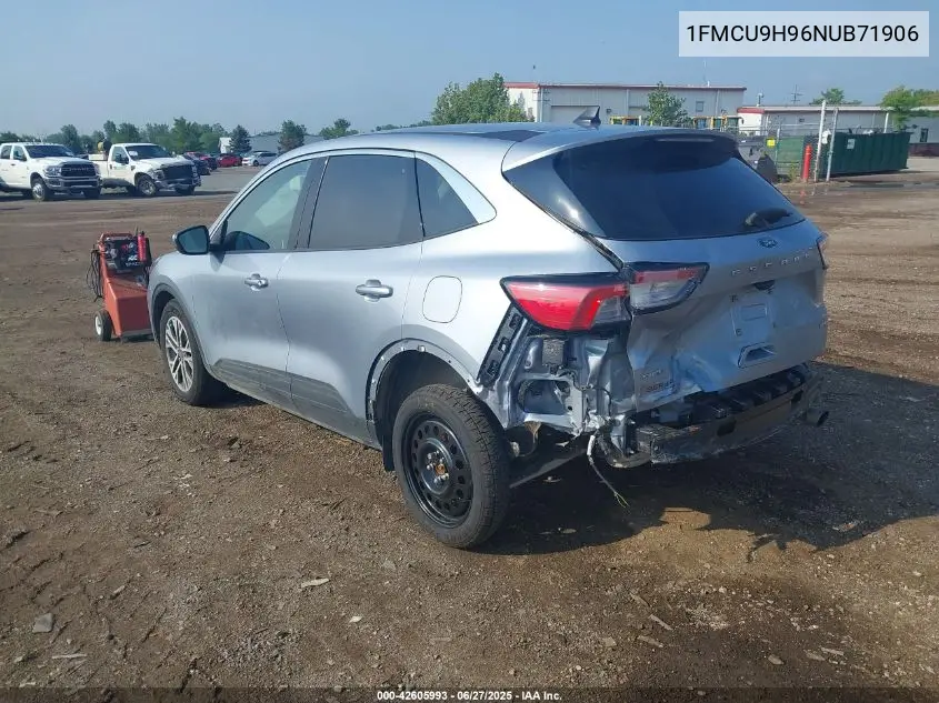 2022 Ford Escape Sel VIN: 1FMCU9H96NUB71906 Lot: 42605993