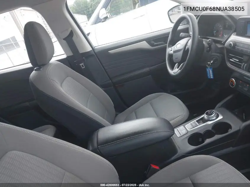 2022 Ford Escape S VIN: 1FMCU0F68NUA38505 Lot: 42800553