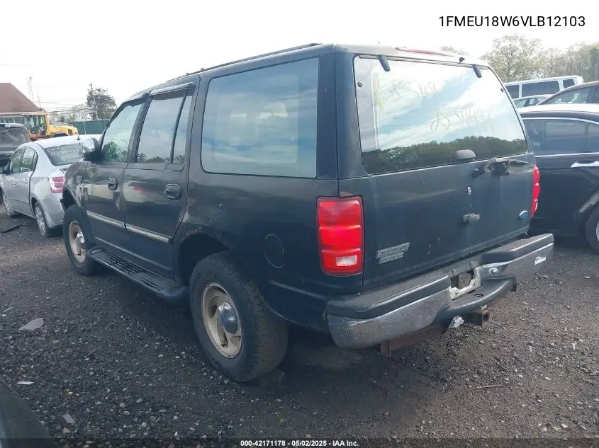 1997 Ford Expedition Eddie Bauer/Xlt VIN: 1FMEU18W6VLB12103 Lot: 42171178