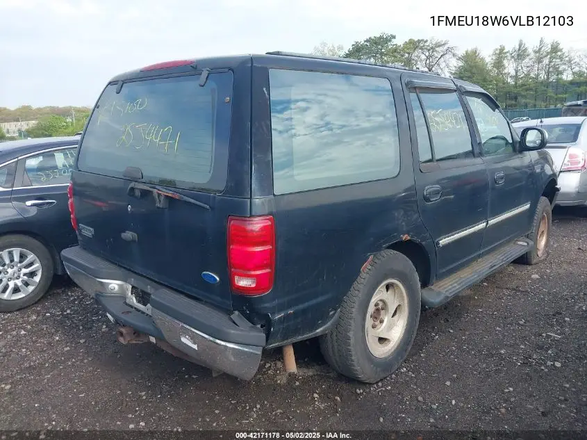 1997 Ford Expedition Eddie Bauer/Xlt VIN: 1FMEU18W6VLB12103 Lot: 42171178