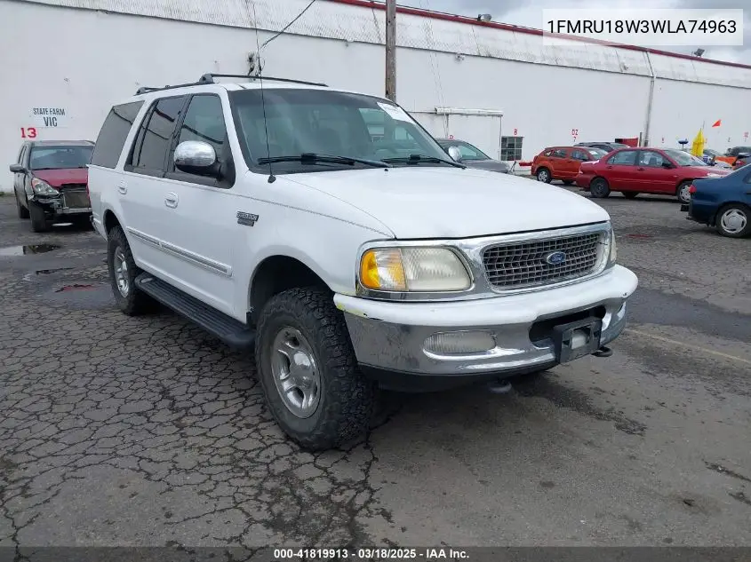 1998 Ford Expedition Eddie Bauer/Xlt VIN: 1FMRU18W3WLA74963 Lot: 41819913