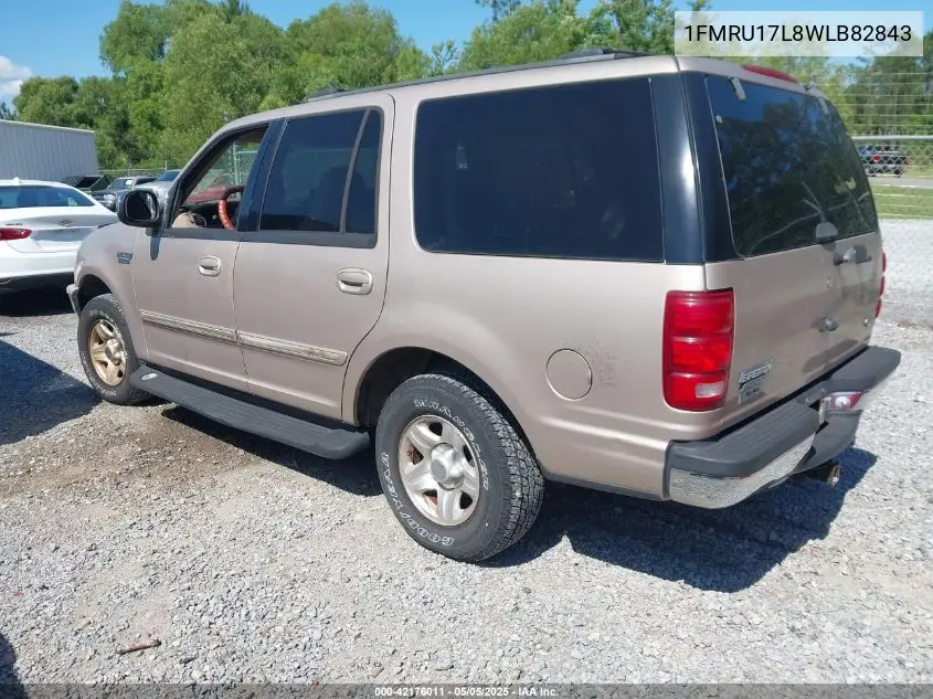 1998 Ford Expedition Eddie Bauer/Xlt VIN: 1FMRU17L8WLB82843 Lot: 42176011