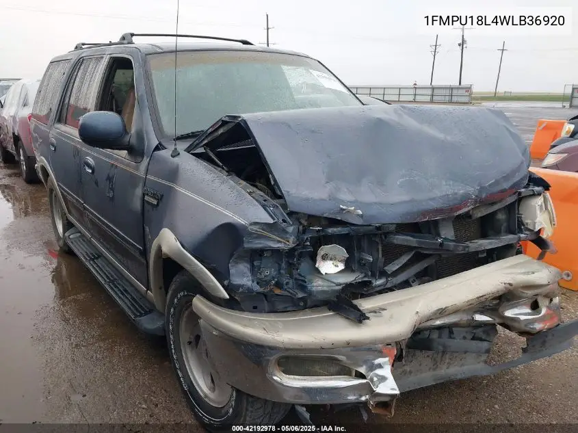 1998 Ford Expedition Eddie Bauer/Xlt VIN: 1FMPU18L4WLB36920 Lot: 42192978
