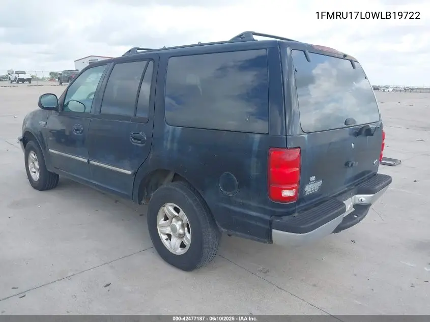 1998 Ford Expedition Eddie Bauer/Xlt VIN: 1FMRU17L0WLB19722 Lot: 42477187
