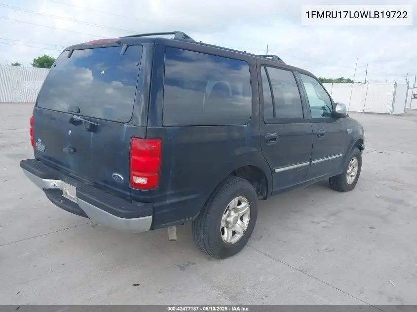1998 Ford Expedition Eddie Bauer/Xlt VIN: 1FMRU17L0WLB19722 Lot: 42477187