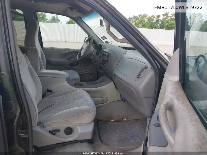 1998 Ford Expedition Eddie Bauer/Xlt VIN: 1FMRU17L0WLB19722 Lot: 42477187