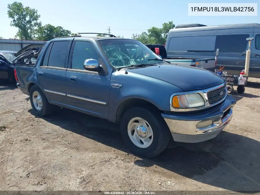 1998 Ford Expedition Eddie Bauer/Xlt VIN: 1FMPU18L3WLB42756 Lot: 42548542