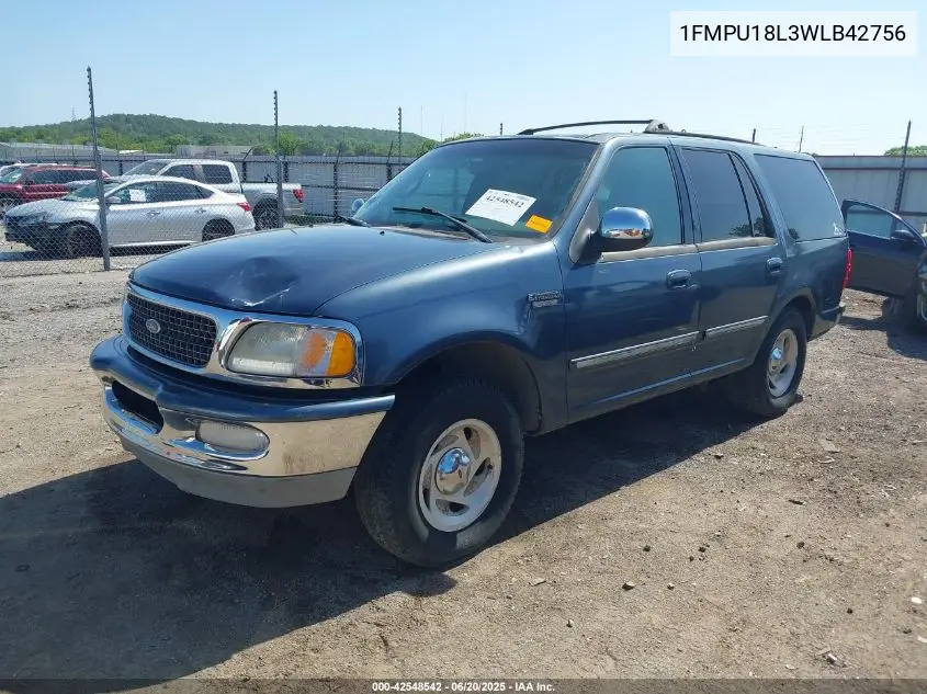 1998 Ford Expedition Eddie Bauer/Xlt VIN: 1FMPU18L3WLB42756 Lot: 42548542