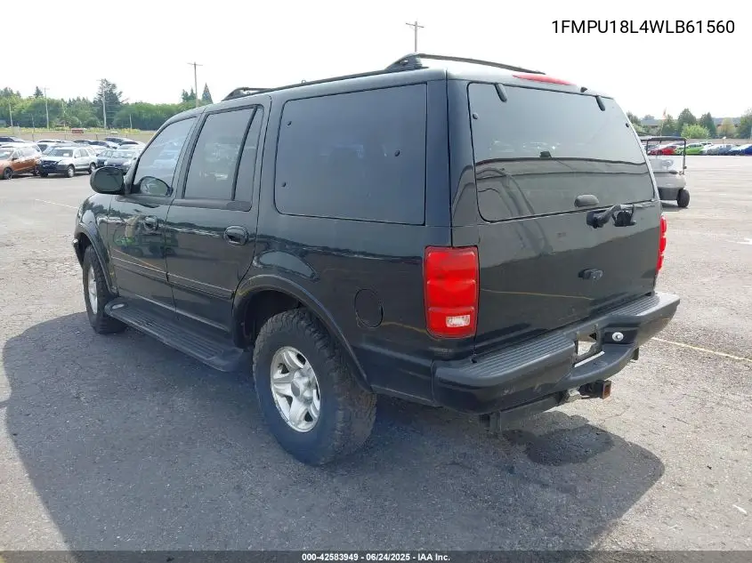 1998 Ford Expedition Eddie Bauer/Xlt VIN: 1FMPU18L4WLB61560 Lot: 42583949