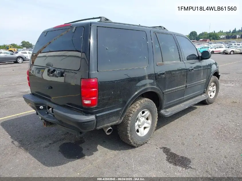 1998 Ford Expedition Eddie Bauer/Xlt VIN: 1FMPU18L4WLB61560 Lot: 42583949