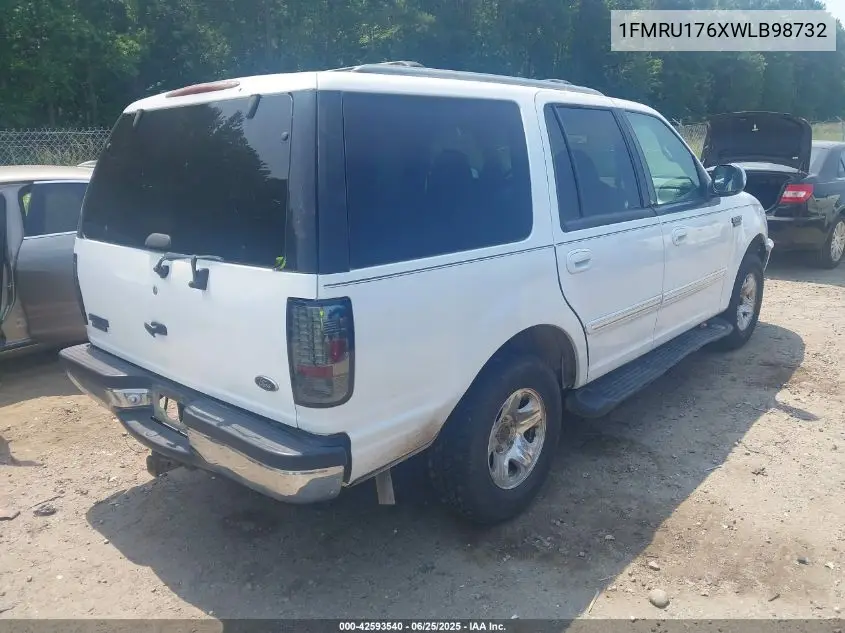 1998 Ford Expedition Eddie Bauer/Xlt VIN: 1FMRU176XWLB98732 Lot: 42593540