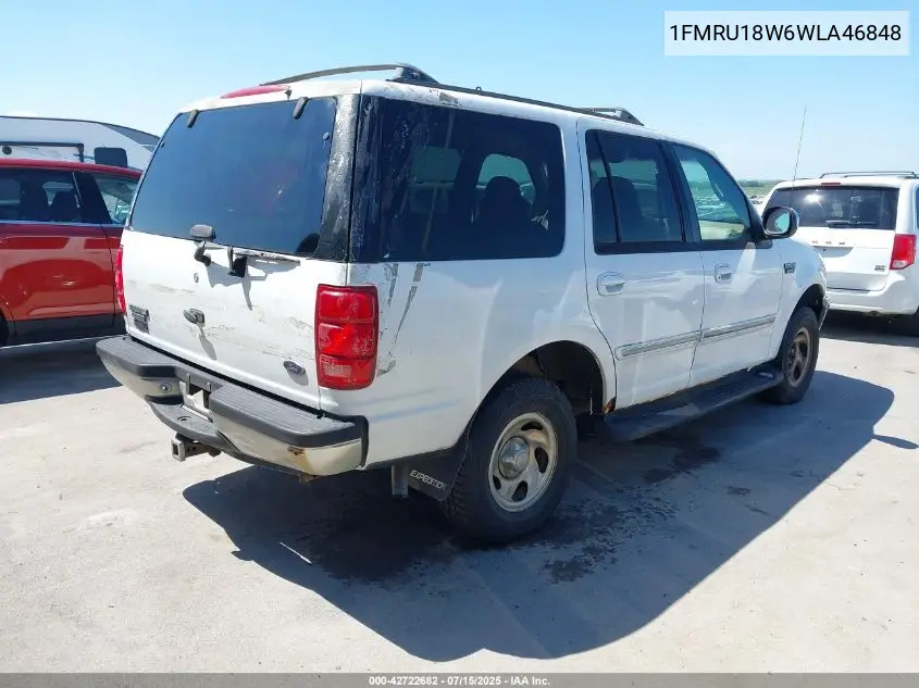 1998 Ford Expedition VIN: 1FMRU18W6WLA46848 Lot: 42722682