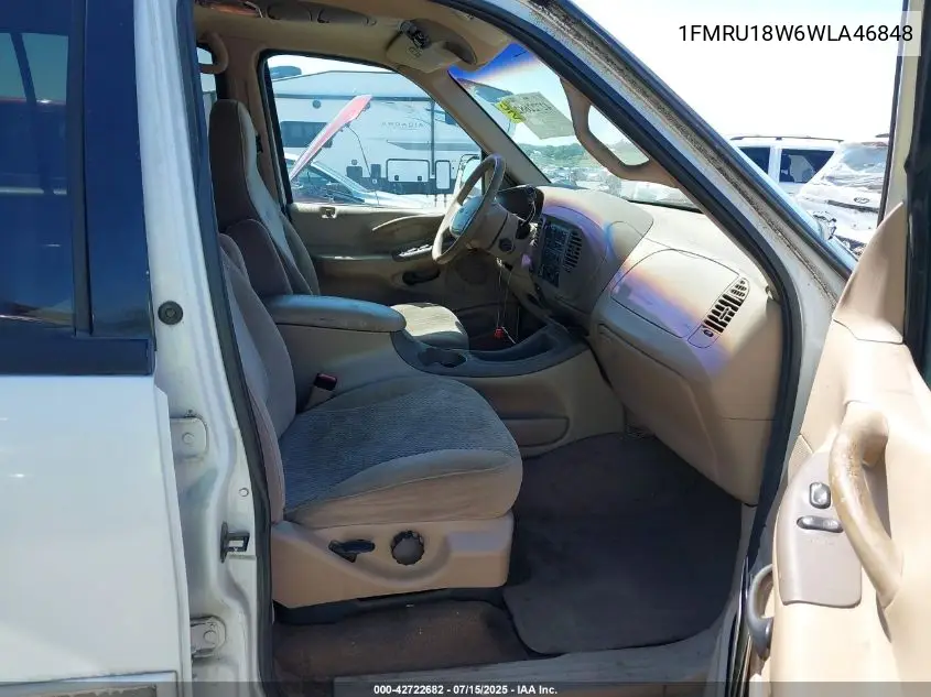 1998 Ford Expedition VIN: 1FMRU18W6WLA46848 Lot: 42722682