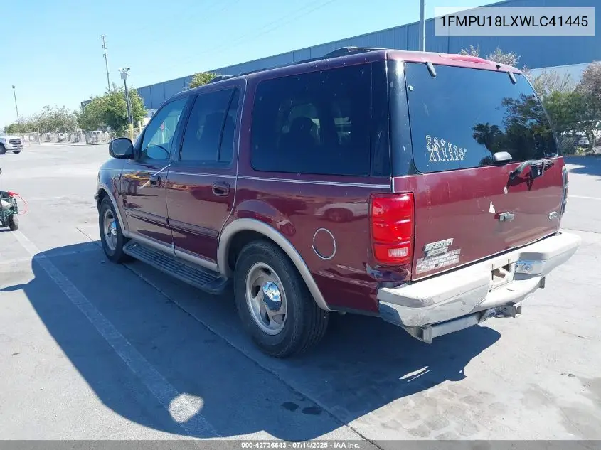 1998 Ford Expedition Eddie Bauer/Xlt VIN: 1FMPU18LXWLC41445 Lot: 42736643