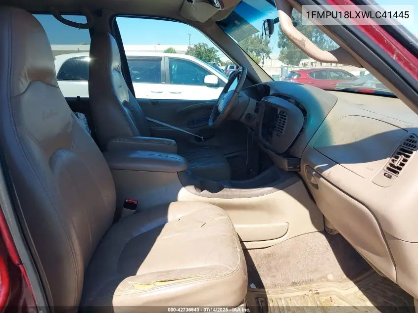 1998 Ford Expedition Eddie Bauer/Xlt VIN: 1FMPU18LXWLC41445 Lot: 42736643
