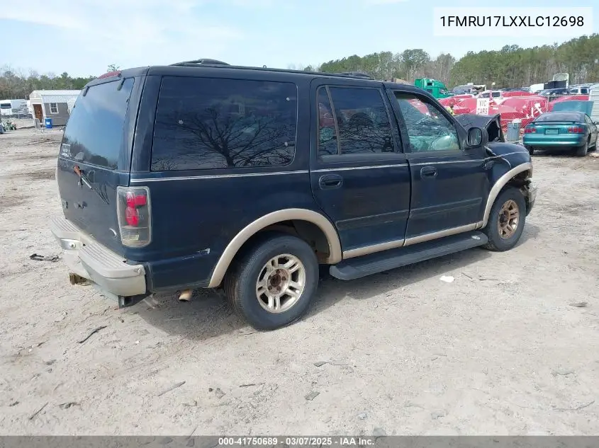 1999 Ford Expedition Eddie Bauer/Xlt VIN: 1FMRU17LXXLC12698 Lot: 41750689