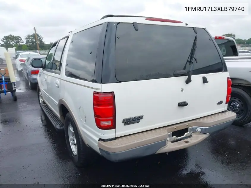 1999 Ford Expedition Eddie Bauer/Xlt VIN: 1FMRU17L3XLB79740 Lot: 42211952
