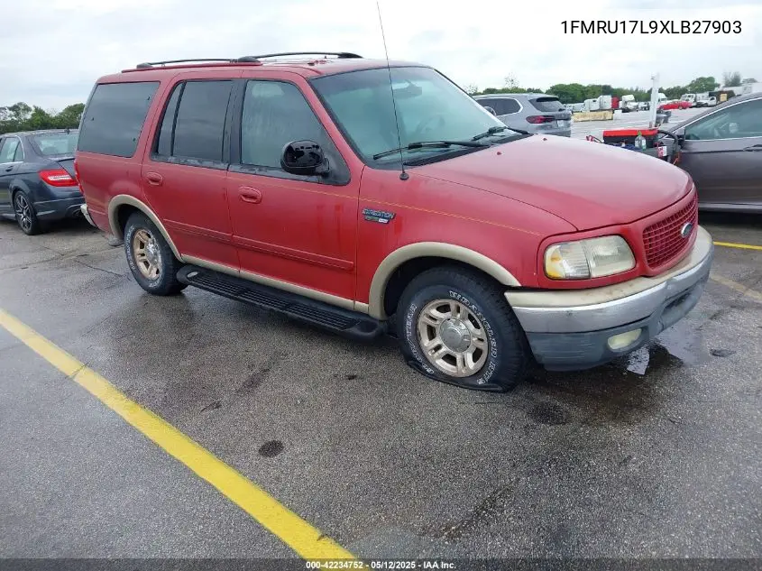 1999 Ford Expedition VIN: 1FMRU17L9XLB27903 Lot: 42234752