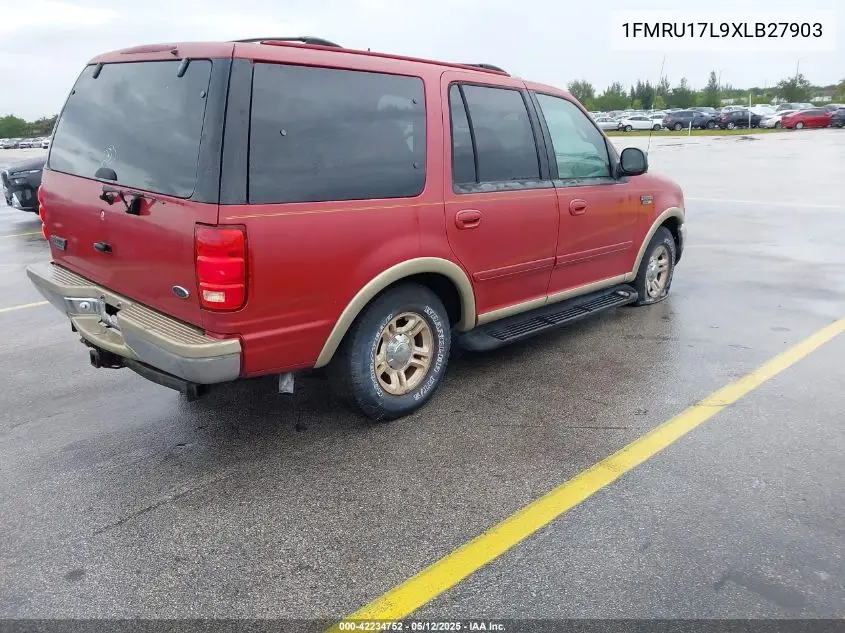 1999 Ford Expedition VIN: 1FMRU17L9XLB27903 Lot: 42234752