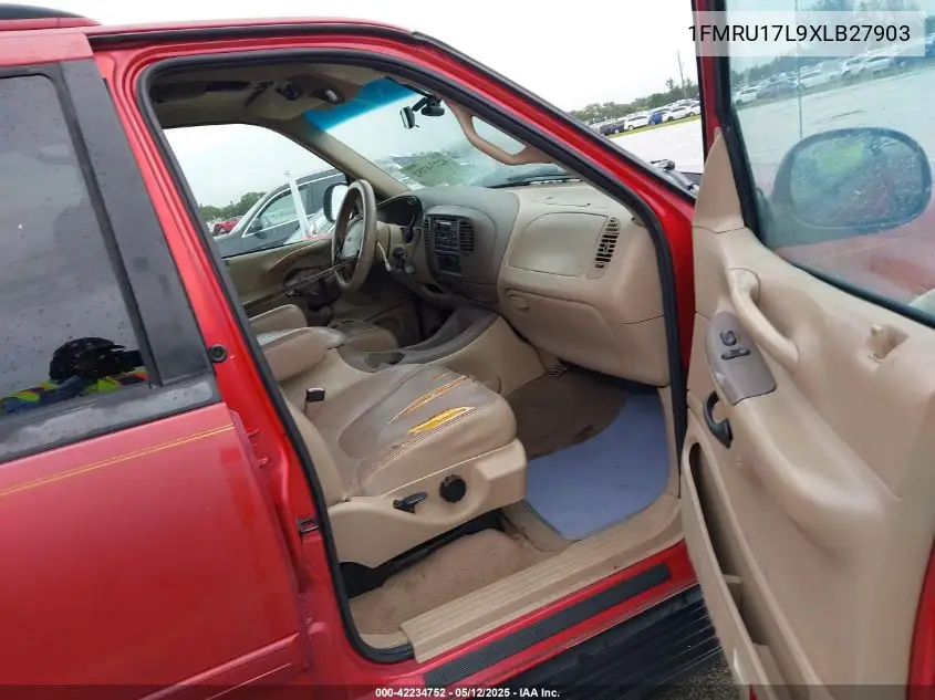 1999 Ford Expedition VIN: 1FMRU17L9XLB27903 Lot: 42234752