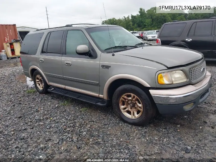 1999 Ford Expedition Eddie Bauer/Xlt VIN: 1FMRU17L3XLA79170 Lot: 42608605
