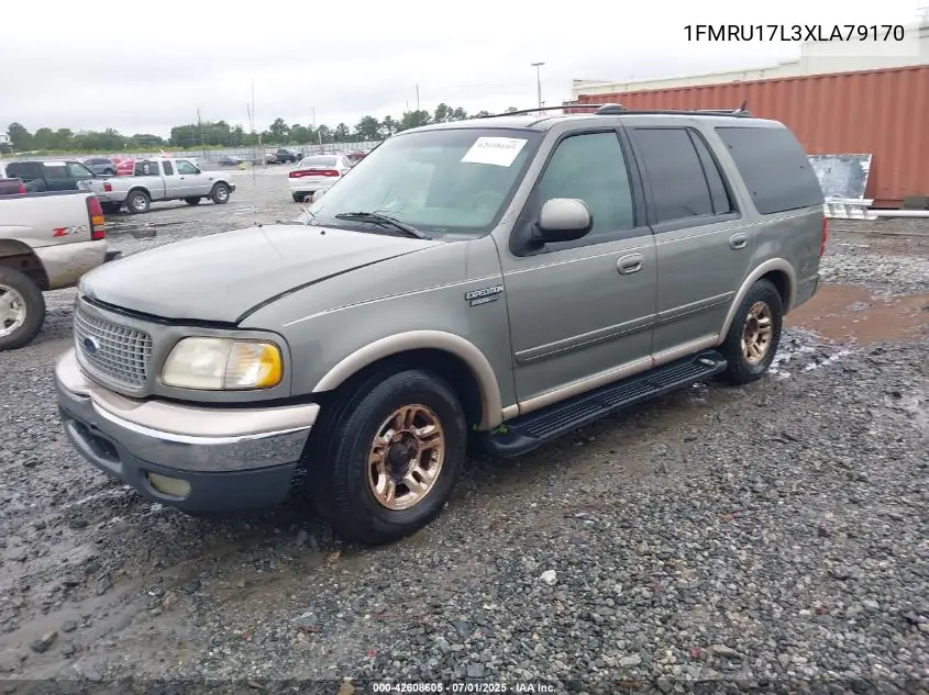 1999 Ford Expedition Eddie Bauer/Xlt VIN: 1FMRU17L3XLA79170 Lot: 42608605