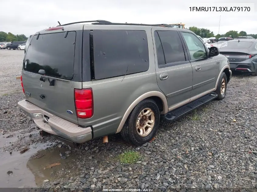 1999 Ford Expedition Eddie Bauer/Xlt VIN: 1FMRU17L3XLA79170 Lot: 42608605