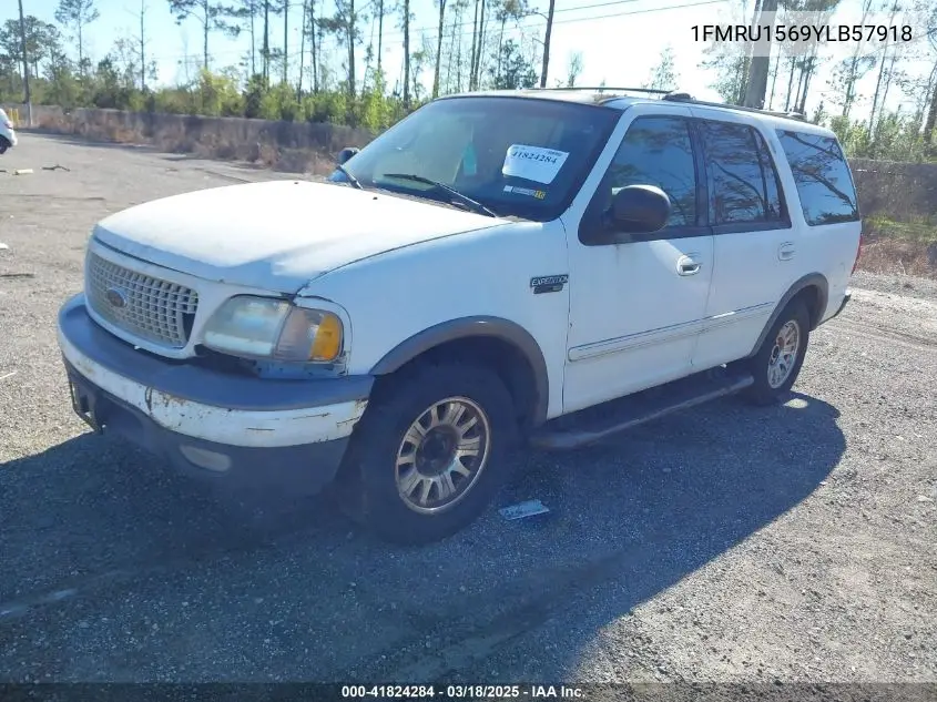 2000 Ford Expedition Xlt VIN: 1FMRU1569YLB57918 Lot: 41824284