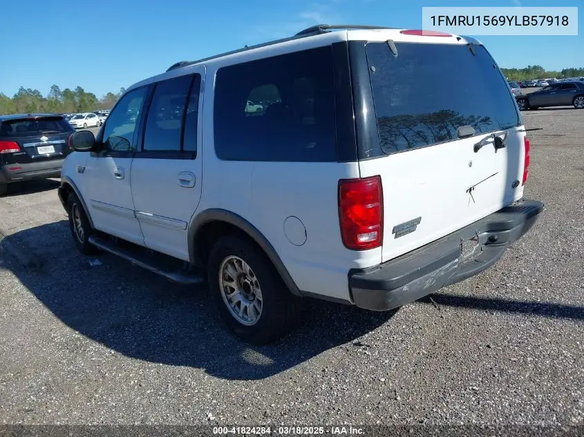 2000 Ford Expedition Xlt VIN: 1FMRU1569YLB57918 Lot: 41824284