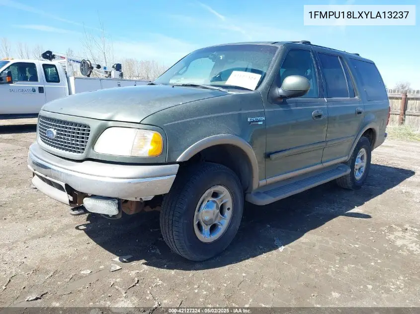 2000 Ford Expedition Eddie Bauer VIN: 1FMPU18LXYLA13237 Lot: 42127324
