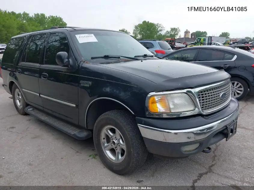 2000 Ford Expedition Xlt VIN: 1FMEU1660YLB41085 Lot: 42152019