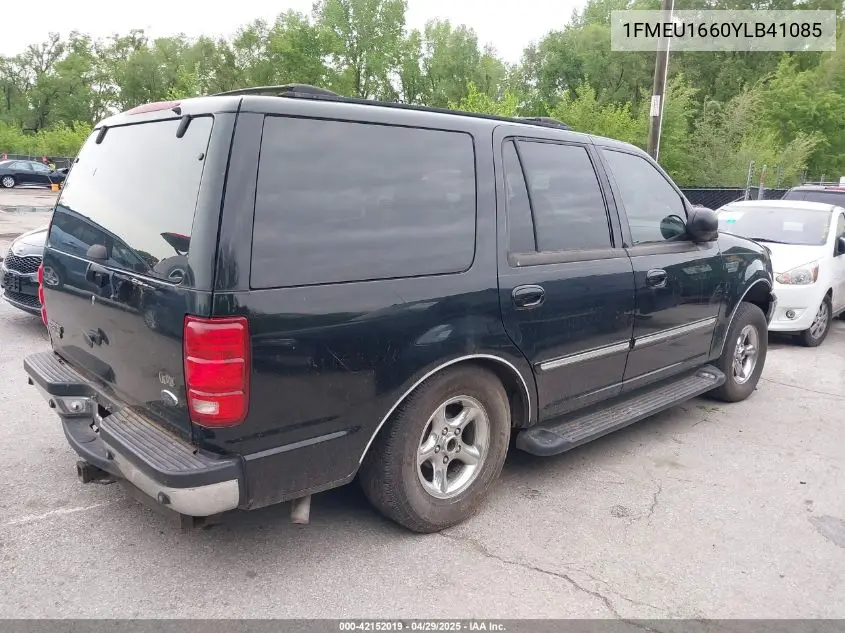 2000 Ford Expedition Xlt VIN: 1FMEU1660YLB41085 Lot: 42152019