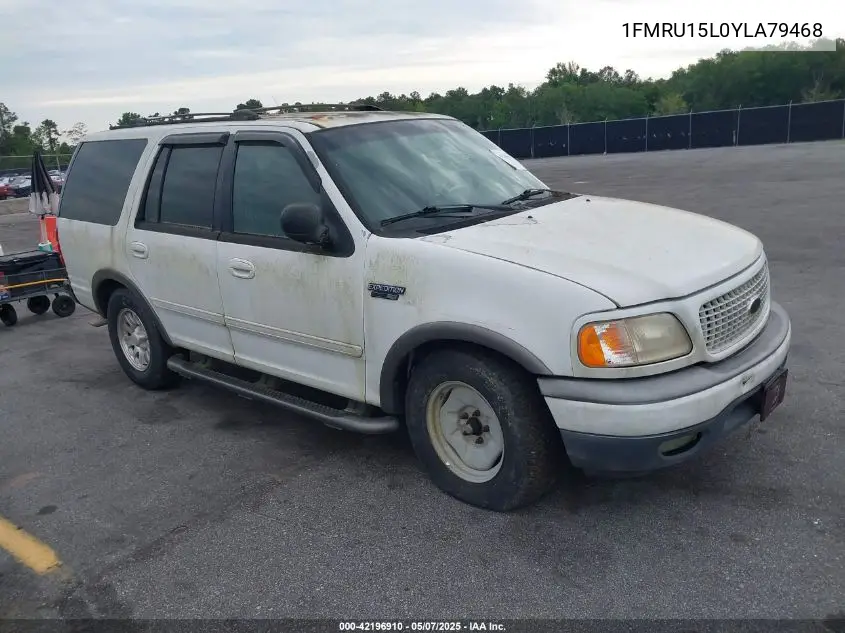 2000 Ford Expedition Xlt VIN: 1FMRU15L0YLA79468 Lot: 42196910