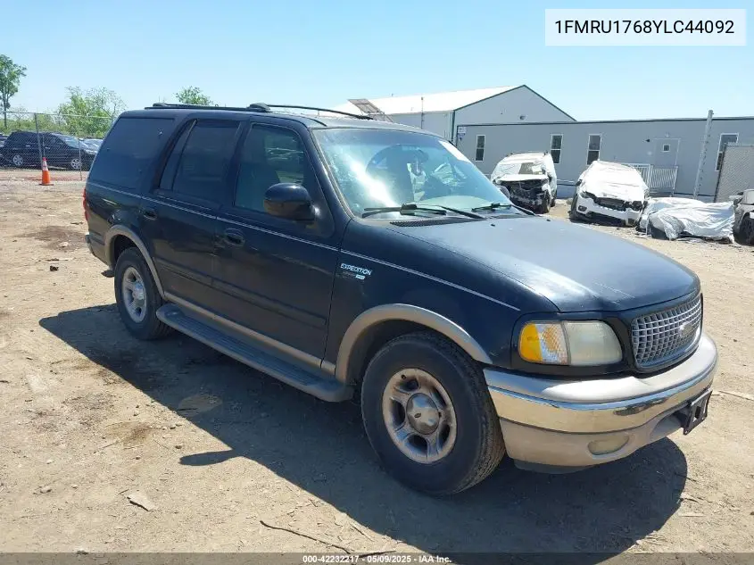 2000 Ford Expedition Eddie Bauer VIN: 1FMRU1768YLC44092 Lot: 42232217