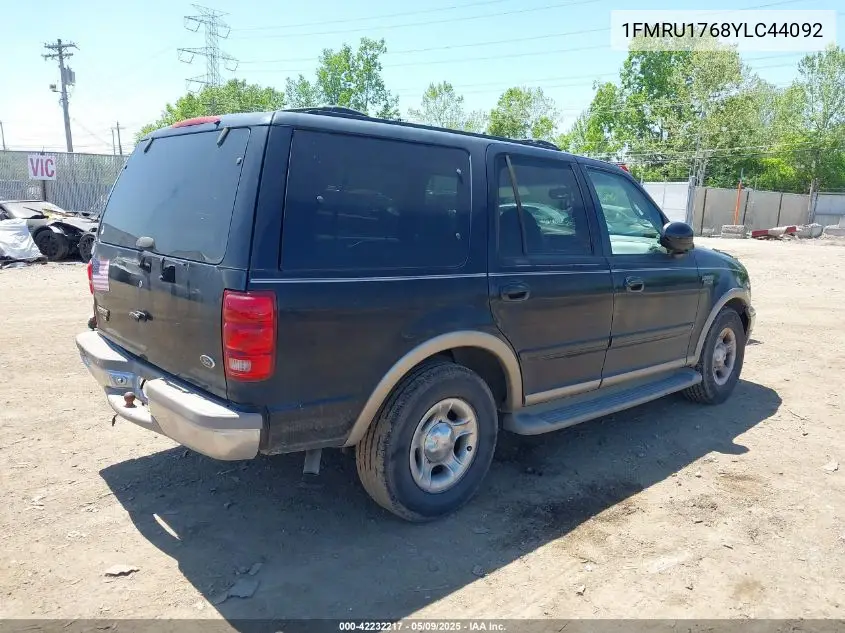 2000 Ford Expedition Eddie Bauer VIN: 1FMRU1768YLC44092 Lot: 42232217