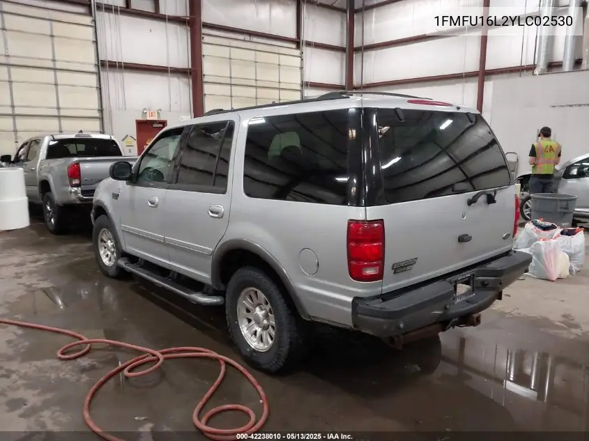 2000 Ford Expedition Xlt VIN: 1FMFU16L2YLC02530 Lot: 42238010