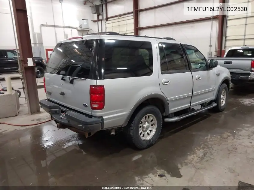 2000 Ford Expedition Xlt VIN: 1FMFU16L2YLC02530 Lot: 42238010