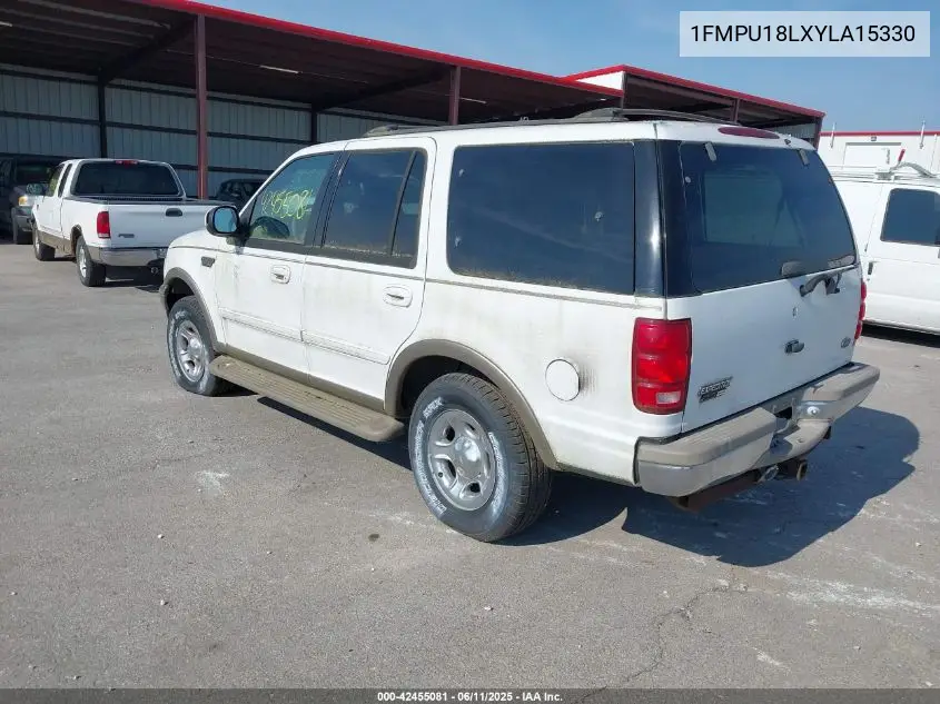 2000 Ford Expedition Eddie Bauer VIN: 1FMPU18LXYLA15330 Lot: 42455081