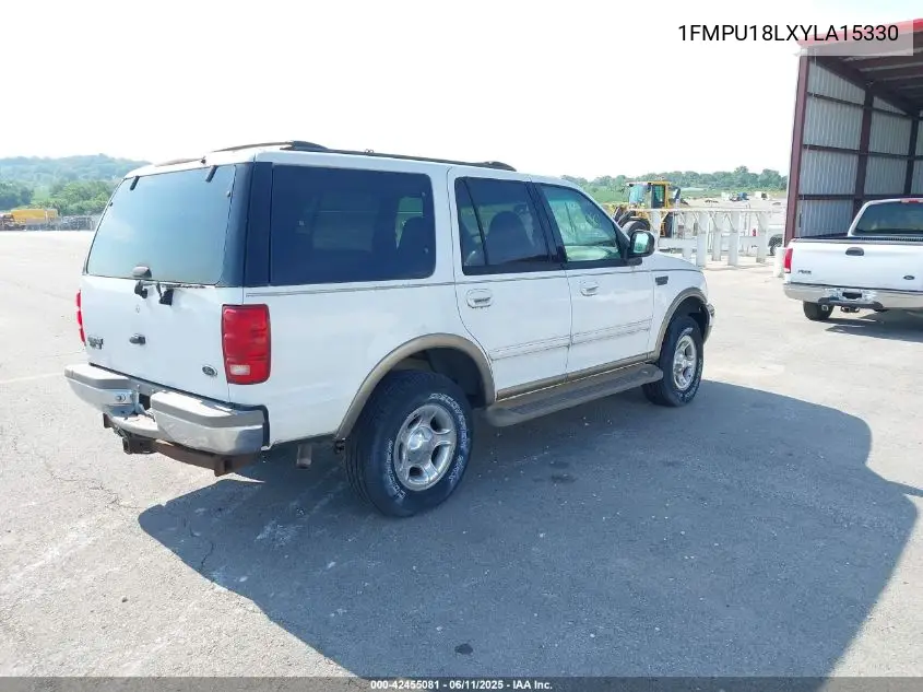 2000 Ford Expedition Eddie Bauer VIN: 1FMPU18LXYLA15330 Lot: 42455081
