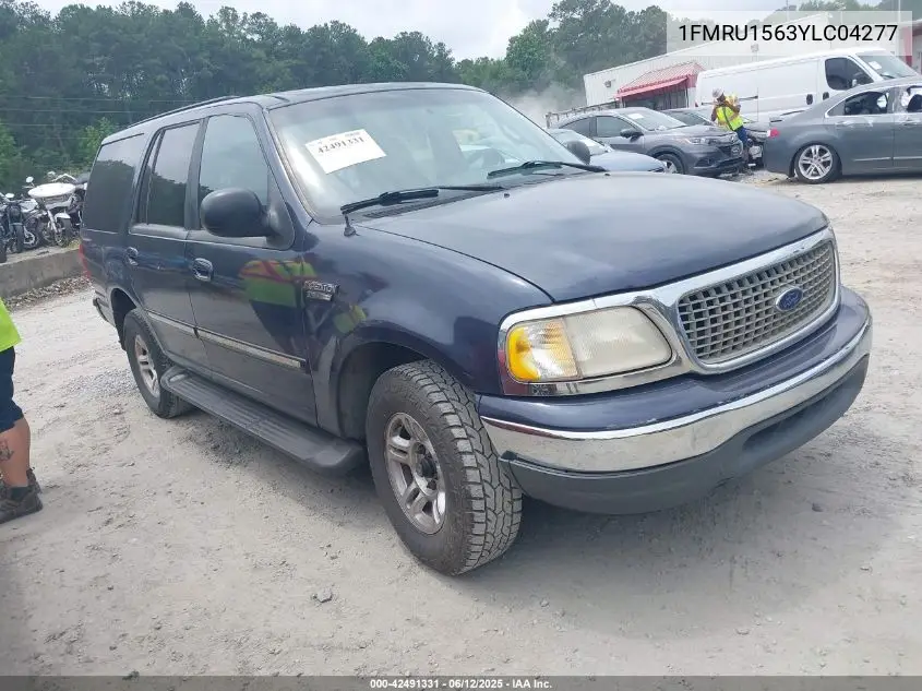 2000 Ford Expedition Xlt VIN: 1FMRU1563YLC04277 Lot: 42491331