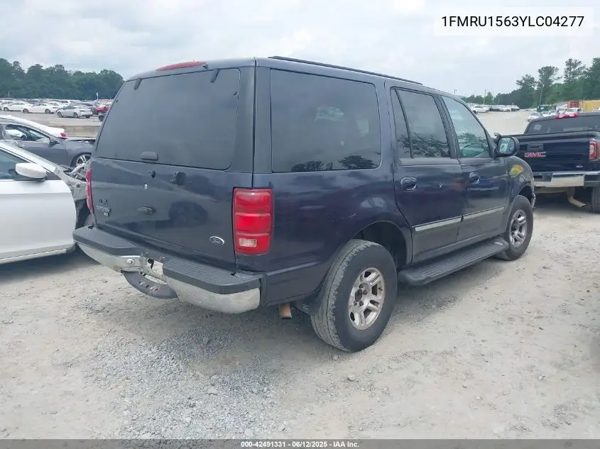 2000 Ford Expedition Xlt VIN: 1FMRU1563YLC04277 Lot: 42491331